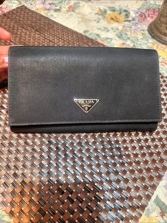 Prada Handbags - Prada Black Saffiano Leather Wallet